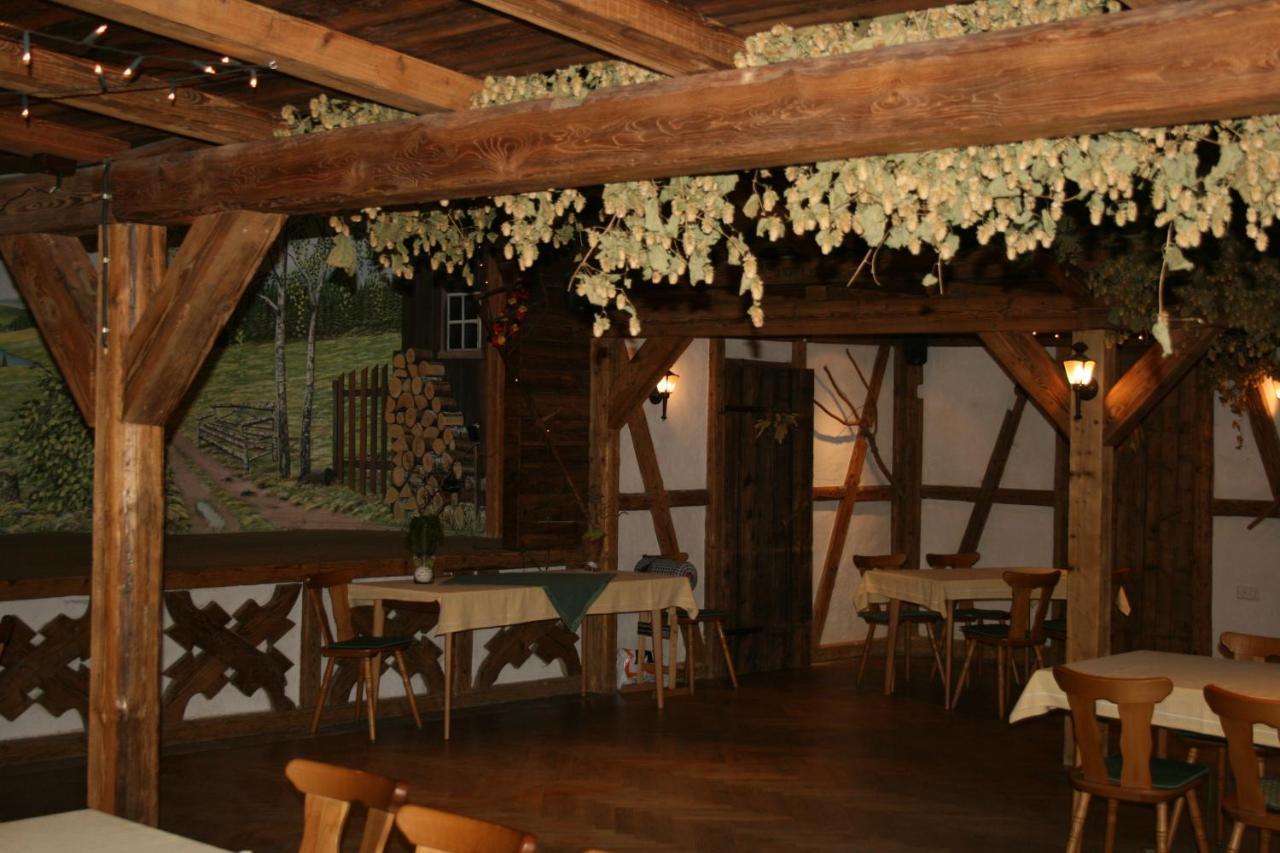 Landhotel Lichte Aue Lichtenau Stutzengrun Exterior foto